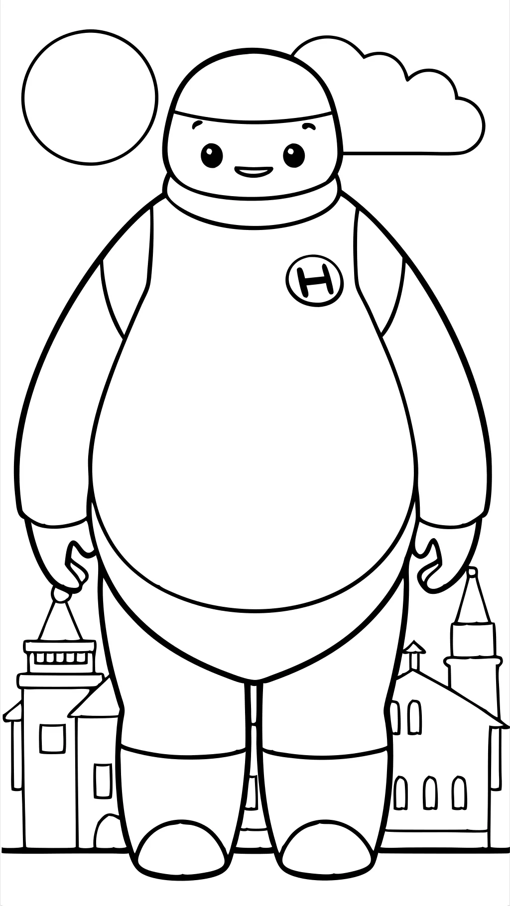 big hero six coloring pages